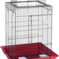 Prevue Hendryx SP851R/B Clean Life Play Top Cage, Red and Black