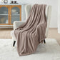 Bedsure Fleece Throw XL Blanket Mocha Brown - 300GSM Soft Lightweight Plush Cozy Blankets for Bed, Sofa, Couch, Travel, Camping, 50x70 inches