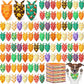 Preboun 200 Pcs Holiday Dog Bandanas Bulk Fall Halloween Christmas Bandanas for Dogs Triangle Kerchief Bib Scarf Set for Pet Party Costume Photo Props Accessories Pet Shops Groomers, 25 Styles