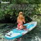 Inflatable Stand Up Paddle Board – Durable SUP for Adults & Youth,33" Wide Blow Up Paddle Board with Paddle, Pump, Backpack,Leash – All Around Stable for All Skill Levels, Carries up to 450 lbs