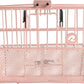 Retrospec Apollo Detachable Front Bike Basket Steel Half-Mesh with Integrated Detachable Hooks and Built-In Handle, Easy Assembly and Portability for Bicycles