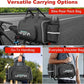 Bike Bags for Bicycle Rack Bag,18-20L Pannier Trunk Pannier with Rain Cover,Water Resistant Ebike Saddle Bag for Rear Rack handlebar Shoulder Bag for Commuter Travel Outdoor Cycling,1680D