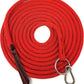 22' Long Line with SS O Ring and Carabiner (Red)
