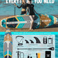 11' Inflatable Stand Up Paddle Board – Extra Wide SUP for Adults & Kids of All Skill Levels, Stable Paddleboard with Pump, Fins, Backpack, Accessories & Waterproof Phone Pouch