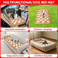 Dog Car Bed Mat, Non-Slip Backseat Extender Pet Blanket, Plaid Dog Bed for SUVs, Sedans & Trucks, Chew-Resistant Travel Pad for Dogs, Easy Clean & Scratch-Proof & Comfort (50"x24.6")