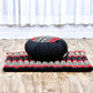 Leewadee Meditation Cushion Set – 1 Round Zafu Meditation Pillow and 1 Square Roll-Up Zabuton Meditation Mat, Pillows Bundle Filled with Kapok