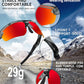 Polarized Sports Sunglasses for Men Women,UV400 Protection Sunglass for Running Cycling Fishing Hiking TR90