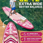 11'x34 Ultra Wide Paddleboard, Inflatable SUP&430lb Capacity for All Skill, Stand-up Paddle Board for Yoga/Family, EVA Deck, US Fin, High-Pressure Pump, 100L Bag, Safety Leash