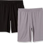 Amazon Essentials Men's Performance Tech Loose-Fit Shorts (Available in Big & Tall), Pack of 2