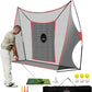 Golf Practice Net - Heavy Duty Driving Range Net with High Impact Chipping Target, Include Carry Bag and Golf Balls for Indoor Outdoor
