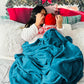 Bedsure Fleece Blankets King Size Teal - Bed Blanket Soft Lightweight Plush Cozy Fuzzy Luxury Microfiber, 108x90 inches