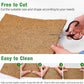 ZeeDix 10 Pieces Reptile Carpet- 12 x 12 inches Natural Coconut Fiber Pet Mat Tortoise Carpet Mat Coco Fiber Substrate Liner Pet Terrarium Liner for Lizard Turtle Snake Gecko Bearded Dragon