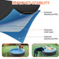 Yaheetech Dog Pet Bath Pool Foldable Hard Plastic Doggie Duck Swimming Pool Collapsible PVC Outdoor Bathing Tub Dog Pools for Large Small Dogs-47 x 11.8 inch,L,Black