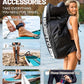 Inflatable Stand Up Paddle Board 10'8“*34"/11'*33" Extra Wide Paddle Boards for Adults, SUP with Premium Accessories & Nylon Backpack, Adjustable Paddle, Hand Pump, Bottom Fin, Leash