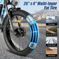 60V 26Ah Electric Bike for Adults 5000W, 60V Battery Ebike, 26"X4"Fat Tire Long Range Mountain Bike Full Suspension, Hydraulic Brake Electric Bicycle