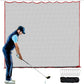 Golf Netting, 10ft, 15ft, 20ft Sports Netting - Heavy Duty High Impact Multi-Sport Practice Net for Golf, Baseball, Soccer, Hockey, Lacrosse, Backyard Driving & Training Barrier