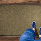 WaterHog Diamond | Commercial-Grade Entrance Mat with Rubber Border – Indoor/Outdoor, Quick Drying, Stain Resistant Door Mat (Camel, 3' x 4')