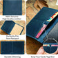 HIFA Leather Passport Holder, Handmade Passport Cover with Card and Ticket Slot - Genuine Leather, Elegant Design, Easy Access - Passport Case, Passport Wallet, Passport Holder