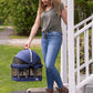 Pet Gear No-Zip View 360 Pet Safety Carrier & Car Seat for Small Dogs & Cats Push Button Entry, View 360 20-inch, Navy