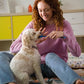 Pet Toothbrushing Assistant for Puppies' Dogs and Cats Allows You to Brush Your pet’s Teeth Without Constantly Worrying About Getting Bitten. (Blue, Small)
