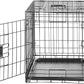 Amazon Basics Durable, Foldable Metal Wire Small Dog Crate with Tray, Single Door, 24 x 18 x 20 in, Black