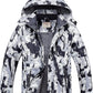 CREATMO US Men's Mountain Waterproof Ski Jacket - Windproof Snowboarding Warm Winter Coat Raincoat
