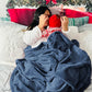Bedsure Fleece Bed Blankets Full Size Mineral Blue - Soft Lightweight Plush Fuzzy Cozy Luxury Blanket Microfiber, 84x90 inches