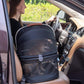 Pet Gear No-Zip View 360 Pet Safety Carrier & Car Seat for Small Dogs & Cats Push Button Entry,Available in 7 Colors,View 360 20-inch,Black