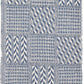 Arkwright Common Ground Bulk Blankets - Pack of 12 - Reversible 100% Cotton All Season Lightweight Couch Bed Throws for Wedding Guests, Travel, and Outdoor Events, 50 x 70 in, Chevron