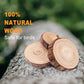 Natural Wood Bird Perch Stand Platform, Hanging Round Wooden Rotating Platform Pet Parrot Bird Cage Perches for Parakeet Parrots Cockatiel Hamster Gerbil Chinchillas(Round Platform)