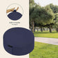 Retrospec Sedona Zafu Meditation Cushion Filled w/Buckwheat Hulls - Yoga Pillow for Meditation Practices - Machine Washable 100% Cotton Cover & Durable Carry Handle, Round