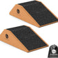Squat Wedge Block Cork 2 Pack - Non Slip Heel Elevated Wedge and Calf Raise Block - Slant Board for Squats to Avoid Muscle Strain