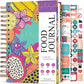 PLANBERRY Food Journal Premium – Nutrition Planner – Diet & Calorie Tracker – Meal & Exercise Diary – Weight Loss Journal (Exotic Cocktail)