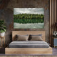 Nature Wall Art Prints - Ocean Forest Mountain Lake Canvas Landscapes - Small to Extra Large Living Room Bedroom Kitchen Bathroom Décor (Forest Reflection, 16L" x 24W")
