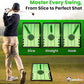 5-in-1 Golf Hitting Mat Set - Golf Training Aid with Path Feedback mat with Turf Patch, Replaceable mat, Impact Tape, Swing Arm Band & Carry Bag - Indoor & Outdoor Golf Mat for Practice