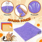 Barydat 8 Pcs Guinea Pig Cage Liner for Guinea Pig Cage Bedding Reusable Rabbit Mat Pad Washable Training Pad Animal Sleeping Bedding Mat(24x16'',Beige, Brown, Red, Orange)