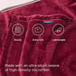 Flannel Fleece Luxury Blanket Red Queen(90"x90") Size Lightweight Cozy Plush Microfiber Solid Blanket by Bedsure