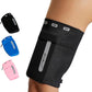 HiRui Running Armband Sleeve Universal Sports Armband Cell Phone Holder Armband for Exercise Workout, Compatible with iPhone 16/15/14/13/Plus/Pro Samsung Galaxy All Phones (XL, Black)
