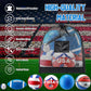 6 Pcs Multi Sport Ball Set Official Size Football, Basketball, Soccer, Volleyball, Playground Ball, Baseball with Equipment Bag Pump for Teen Adult Sport Gift Back to School