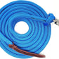 Double Braid Lead Rope with Eye Splice Loop, 12-14FT Lengths (Blue, 14 ft.)