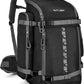 65L Ski Boot Bag,Large Duffle Travel Bag,1680D Nylon Waterproof Padded Ski Boot Bag Backpack For Women Men Kids