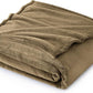 Bedsure Fleece Throw Blanket Camel - 300GSM Blankets for Couch, Sofa, Bed, Soft Lightweight Plush Cozy Throws for Toddlers, 50x60 inches