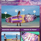 11'6"x35" Inflatable Paddle Board, 450lbs Extra Wide Stand Up Sup Board for Adults, Blow Up Paddleboard Kayak Non-Slip Stable Deck Boat for Yoga Fishing Surf