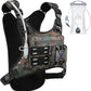 Running Vest with 2L Water Bladder, USA Original Patent, Lightweight Adjustable Chest Pack with Gear Holder, Reflective Running Hydration Vest for Women Men for Marathon