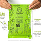 PLANET POOP Home Compostable Dog Poop Bags on Refill Rolls, 60 Un-Scented Pet Waste Bags, Thick Leakproof Plant-Based Doggy Bag, Cat & Dogs Supplies