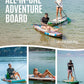 ZLX Inflatable Stand Up Paddle Board, 10'6" SUP Non-Slip Stable Deck Pad, Unique Center Fin, Premium Accessories, Portable Paddleboard for Adults, Beginners, All Skill Levels