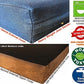 Dogbed4less Premium Gel Memory Foam Dog Bed, Durable Denim Cover with Waterproof Liner and Extra Pet Bed Case, 35"X20"X4" Small to Medium Pet