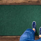 WaterHog Diamond | Commercial-Grade Entrance Mat with Rubber Border – Indoor/Outdoor, Quick Drying, Stain Resistant Door Mat (Evergreen, 3' x 12')
