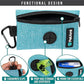 PetAmi Dog Poop Bag Holder for Leash, Dog Waste Bag Dispenser with Clip, Doggy Walking Accessories with Trash Bag Roll, Blue 1 Pack
