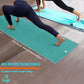 IUGA Yoga Towel for Hot Yoga Non Slip Extra Thick Yoga Mat Towel + Hand Towel 2in1 Set with Corner Pockets Super Absorbent and Quick Dry Hot Yoga Towel
